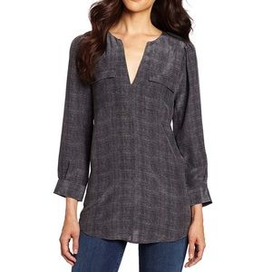 Joie • Marlo Silk Textured Tunic Blouse NWOT